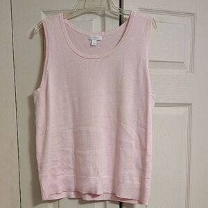 Women's Pink Sleeveless Top